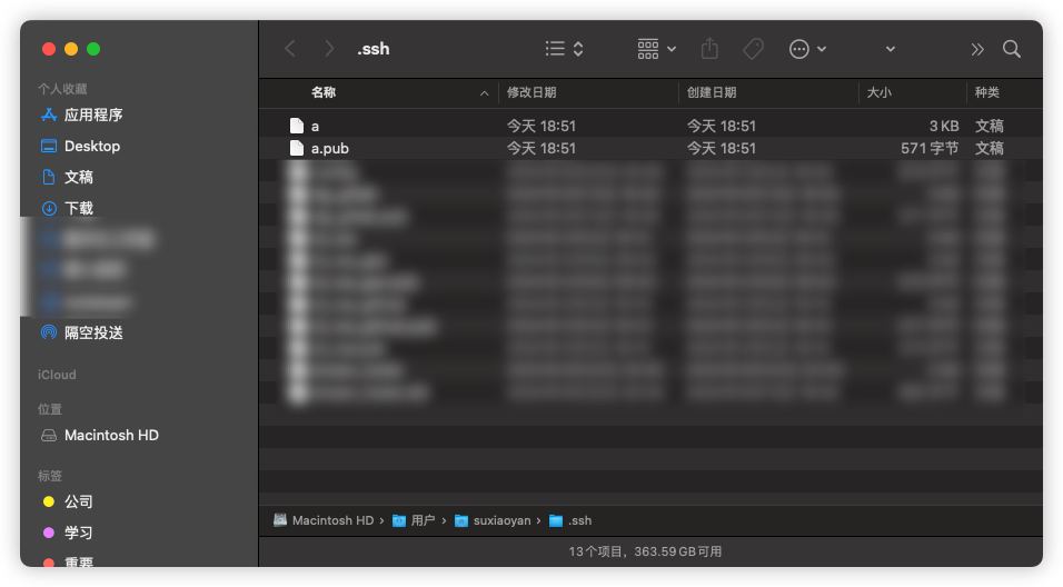 ssh key